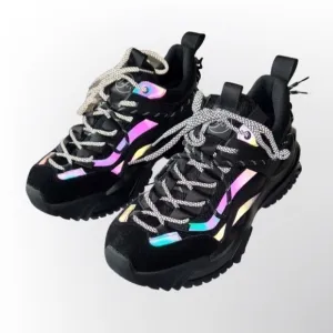 Javi Boys Dominance Preschool Black Sneakers Size 2Y or Boys 6