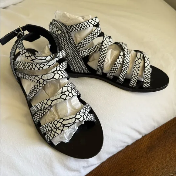 J.Crew Calista Embossed Sandal