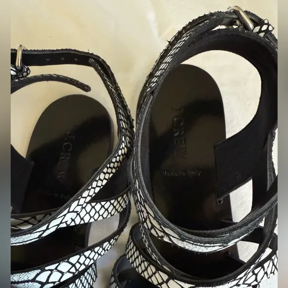 J.Crew Calista Embossed Sandal