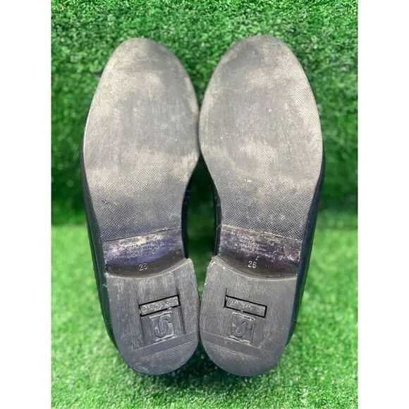 Jean Pierre Dress Shoes Size 6 Men’s Black Genuine Leather Loafers Slip On