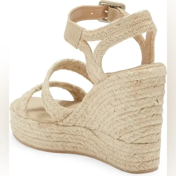 Jeffrey Campbell’s Braided Espadrilles Platform Wedge Sandals