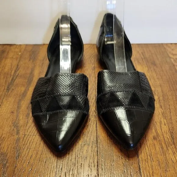 Jenni Kayne Black Patchwork D'orsay
