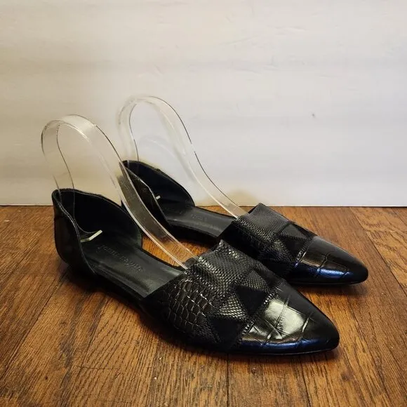 Jenni Kayne Black Patchwork D'orsay