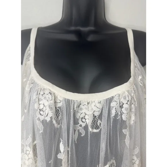 Jen’s Pirate Booty x Free People Lace Embroidered Sheer Mini Dress Size XS