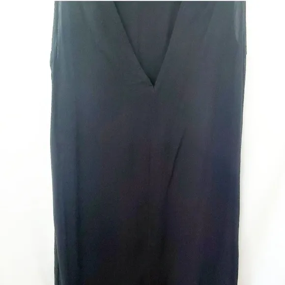 Jesse Kamm Open V-Back Mock Neck Black Dress XS | Collector’s Piece
