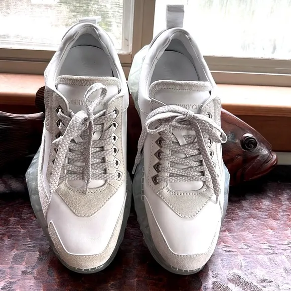 Jimmy Choo Diamond Sole 👟 Sneakers Streetwear Size 40 or Men’s 7/women’s 9 D