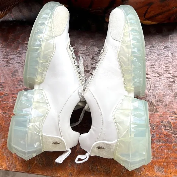 Jimmy Choo Diamond Sole 👟 Sneakers Streetwear Size 40 or Men’s 7/women’s 9 D