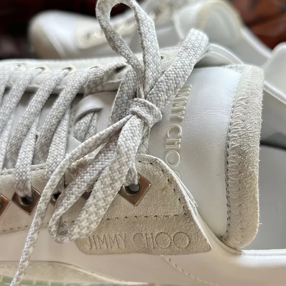 Jimmy Choo Diamond Sole 👟 Sneakers Streetwear Size 40 or Men’s 7/women’s 9 D