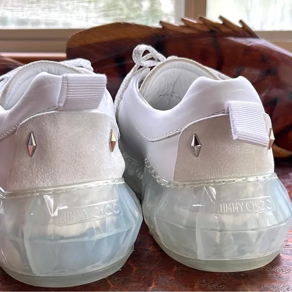 Jimmy Choo Diamond Sole 👟 Sneakers Streetwear Size 40 or Men’s 7/women’s 9 D