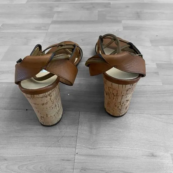 Jimmy Choo Brown Strappy Sandals Size 9.5