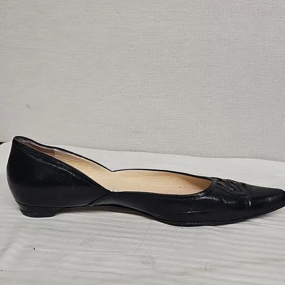 JIMMY CHOO POINTED TOE FLATS BFPM-02-216