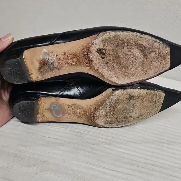 JIMMY CHOO POINTED TOE FLATS BFPM-02-216