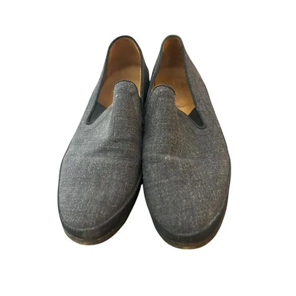 John Varvatos USA Men's Loafers Size 9 Grey Slip On Driving Dress Shoes 11647