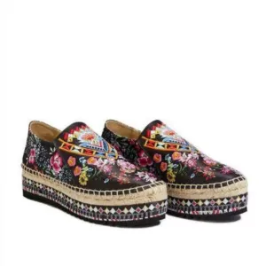 Johnny‎ Was Joshua Floral Platform Espadrilles Size 8 1/2 NEW