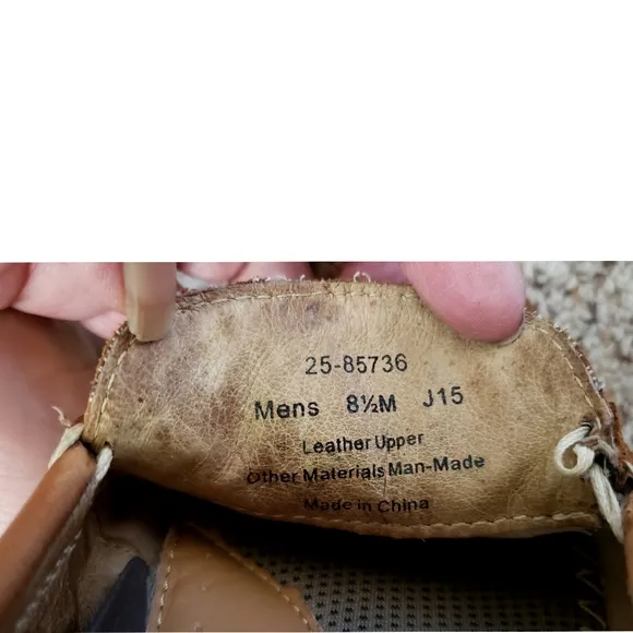 Johnston &amp; Murphy J&amp;M Men's 8.5 Brown Loafer Sheepskin Memory Foam Weaved Shoes