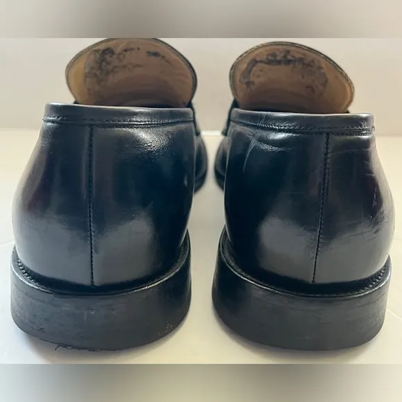 Johnston &amp; Murphy Men's Hayes Tassel Dress Loafers Size 10.5W Black