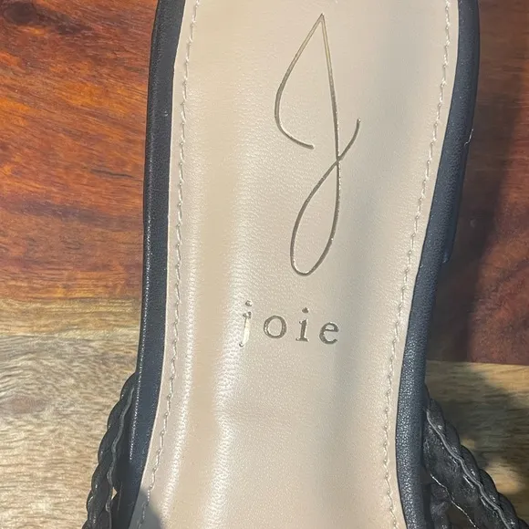Joie, Behold Pointed Toe Woven Mules/Slides/Flats,  Black Sz 7 &amp; 7.5, NWT