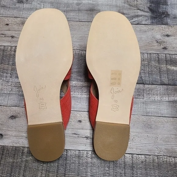 JOIE Paetyn sandals  suede red   10