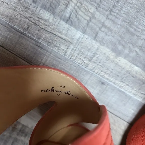 JOIE Paetyn sandals  suede red   10