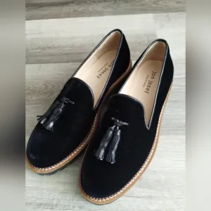 Jon Josef Black Tassel Loafers 7