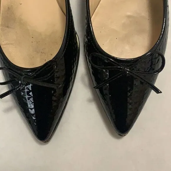 JON  JOSEF PATENT LEATHER FLATS‎ SIZE 8 1/2