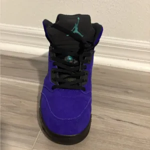 Jordan Air 5 Purple Black Sneakers