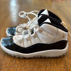 Jordan Black and White High-Top Sneakers
