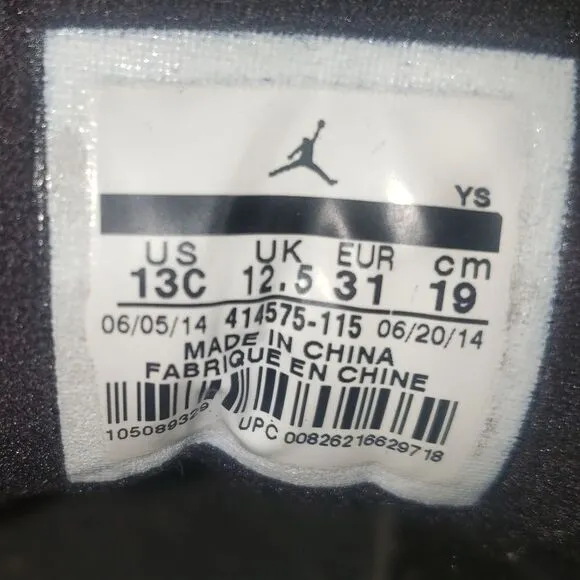 Jordan high top sneakers Kids Size 13C