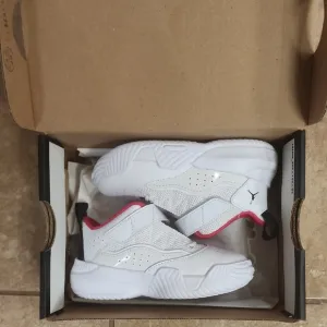 Jordan White and Pink Sneakers Athletic Style