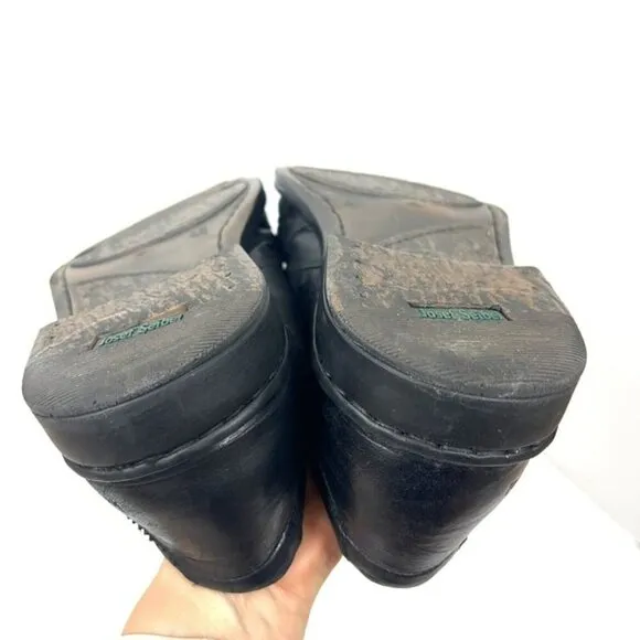 Josef Seibel Douglas Loafers Slip On Men Sz 13 EU 46 Black Leather Dress Shoes