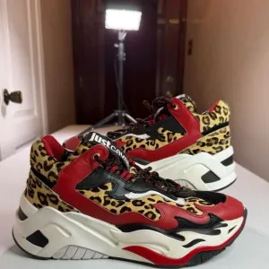 Just Cavalli &quot;P1thon&quot; sneakers platform chunky Dad shoes Men Sz 10