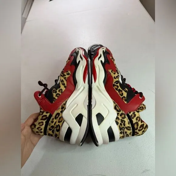 Just Cavalli &quot;P1thon&quot; sneakers platform chunky Dad shoes Men Sz 10