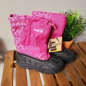 Kamik Girls Pink Insulated Snow Boots