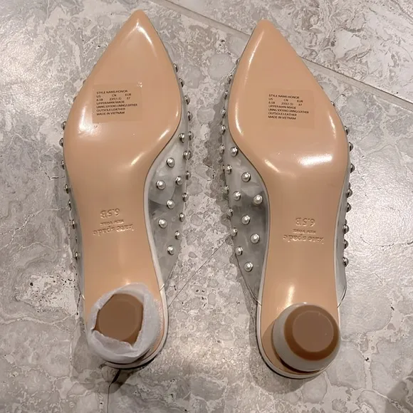 Kate Spade Honor Slip On Embellished Flats in Ivory Size 6.5 New w/Dust Bag $298