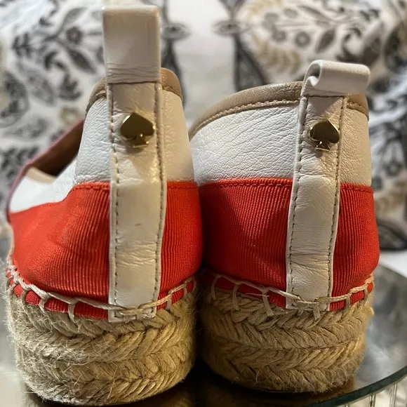 Kate Spade New York ‘Leena’ Rainbow Leather Espadrilles Sz 10.
