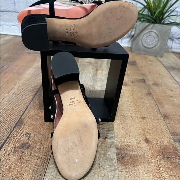 Kate spade Wynn sandals black pearl
