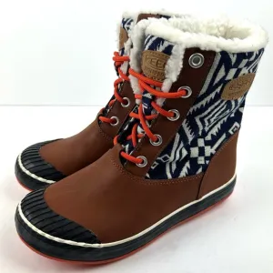 Keen Elsa Ankle Boots 6.5 Geometric Aztec Waterproof Insulated Bootie