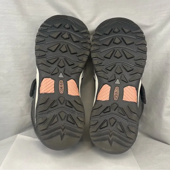 Keen Kootenay 3 Winter Snow Boots Waterproof Fleece Lined Gray Youth Girls 3