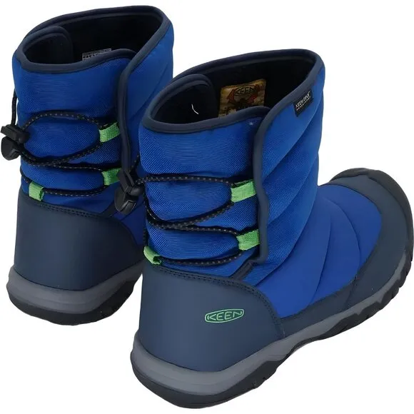 KEEN Puffrider Insulated Waterproof Snow Boots, Naval Academy/Surf, 6 US Unisex