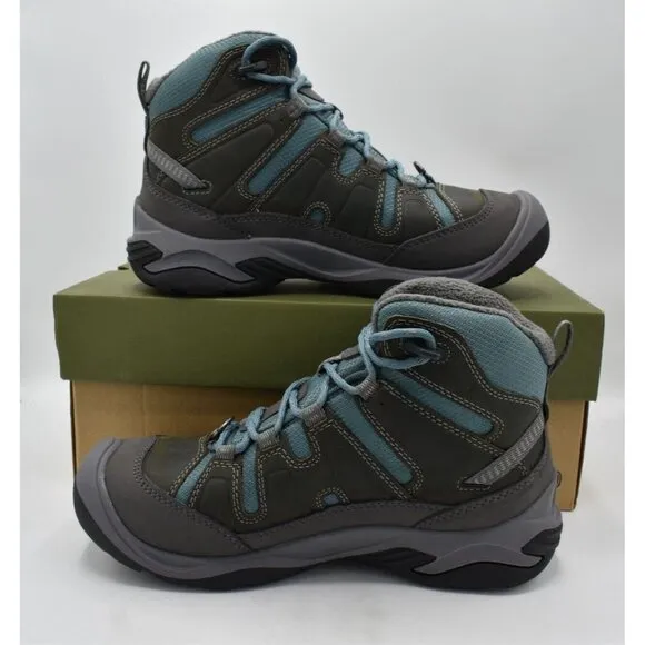 Keen Womens Size 8 Circadia Polar Mid Insulated Waterproof Hiking Boots