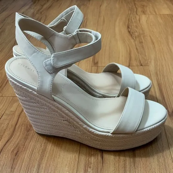 Kendall   Kylie Grand Platform Espadrille Wedges