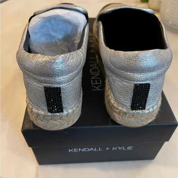 Kendall   Kylie Joss Espadrile Sille Leather Espadrilles. 10 NWT &amp; original box