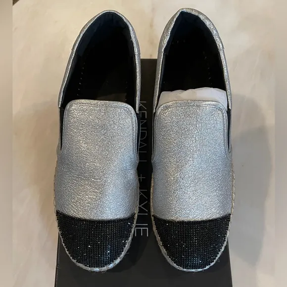 Kendall   Kylie Joss Espadrile Sille Leather Espadrilles. 10 NWT &amp; original box
