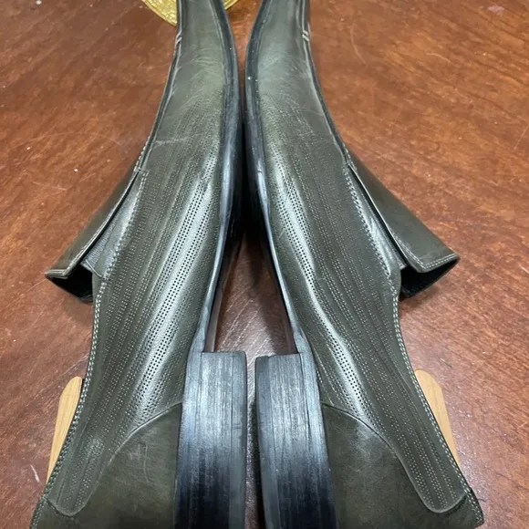 Kenneth Cole Magic One LE Men’s Loafers Slip On Dress Shoes deep olive green 12