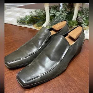 Kenneth Cole Magic One LE Men’s Loafers Slip On Dress Shoes deep olive green 12