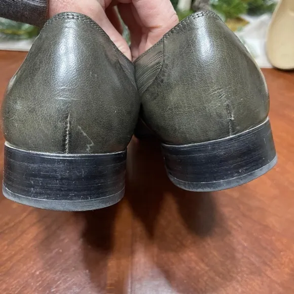 Kenneth Cole Magic One LE Men’s Loafers Slip On Dress Shoes deep olive green 12