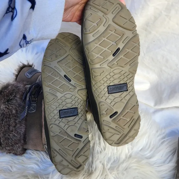 Khombu lined faux fur‎ snow boots 10