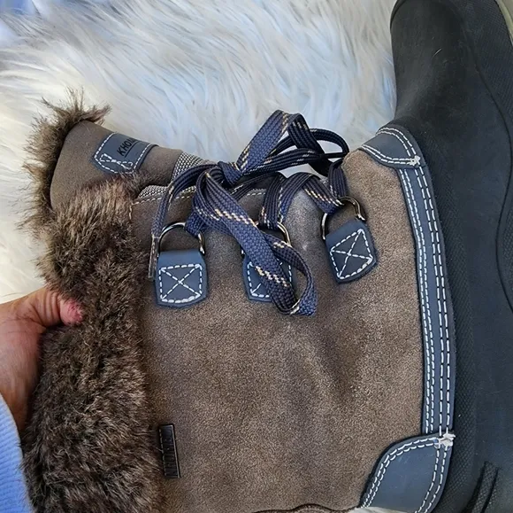 Khombu lined faux fur‎ snow boots 10