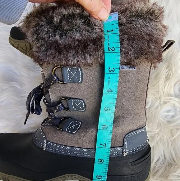 Khombu lined faux fur‎ snow boots 10