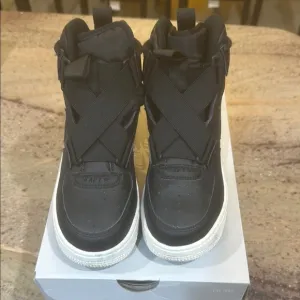 Kids Black High-Top Sneakers Nike Air Force 1 HIGHNESS